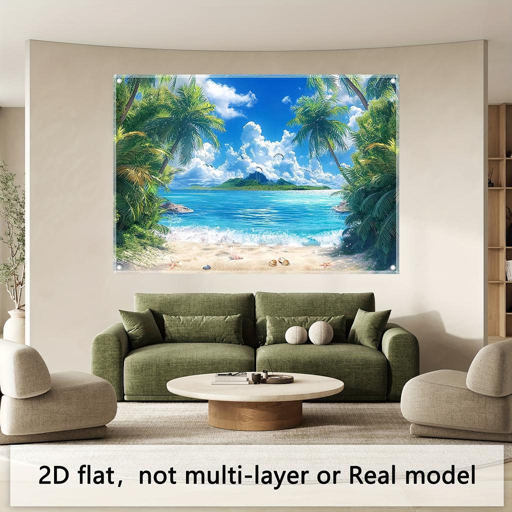 Sommer Sonnenschein Strand Szene Fotografie Dekoration Hintergrund Winter Kulisse Dekorationen Für Fotostudio Fotoautomat Christams Party