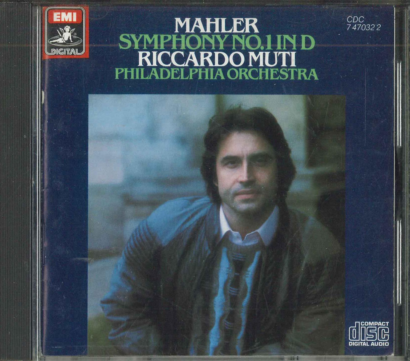 

CD MUTI - Mahler, Symphony No.1 CDC7470322 EMI Non Japan Classical Used