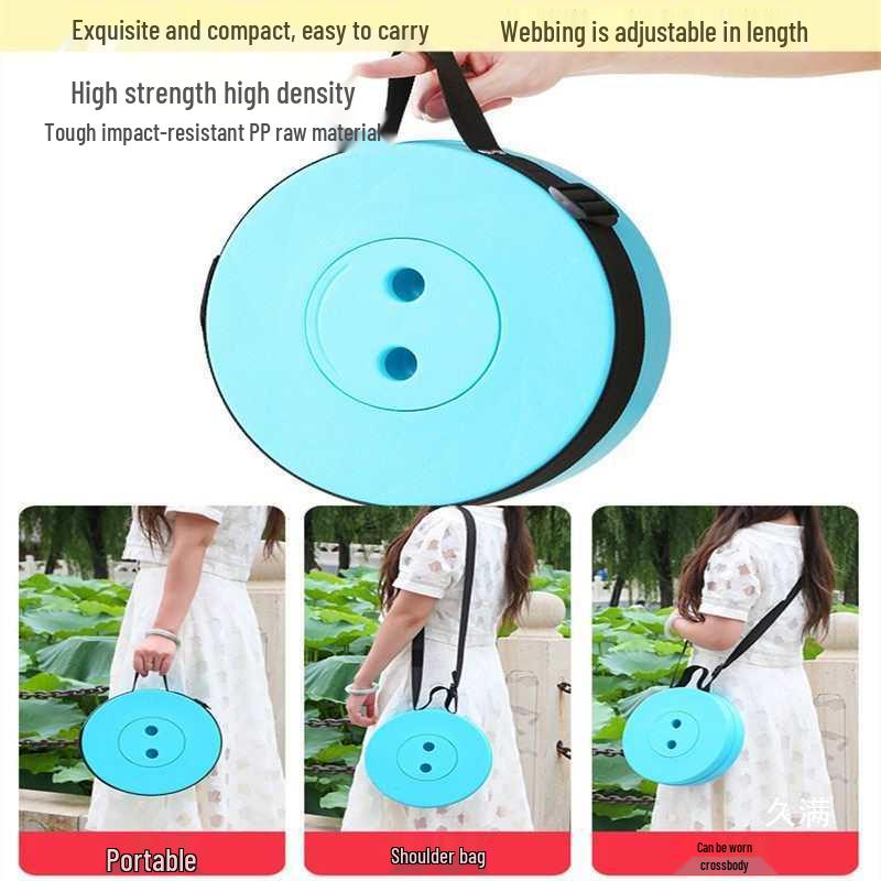 Portable Telescopic Folding Stool for Travel and Outdoor Use