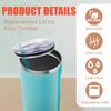 40 oz Tumbler Lid Replacement,Fit for Silver Buffalo Tumbler Lids 40 oz Replacement Lid,2Pack Tumblers Lids Compatible with Silver Buffalo Stainless