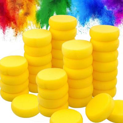 5/10/15 PCS Sponge for Coloring Round Sponge Watercolour Sponge Painting To Paint Crafts Sponges Crafts HHHM01