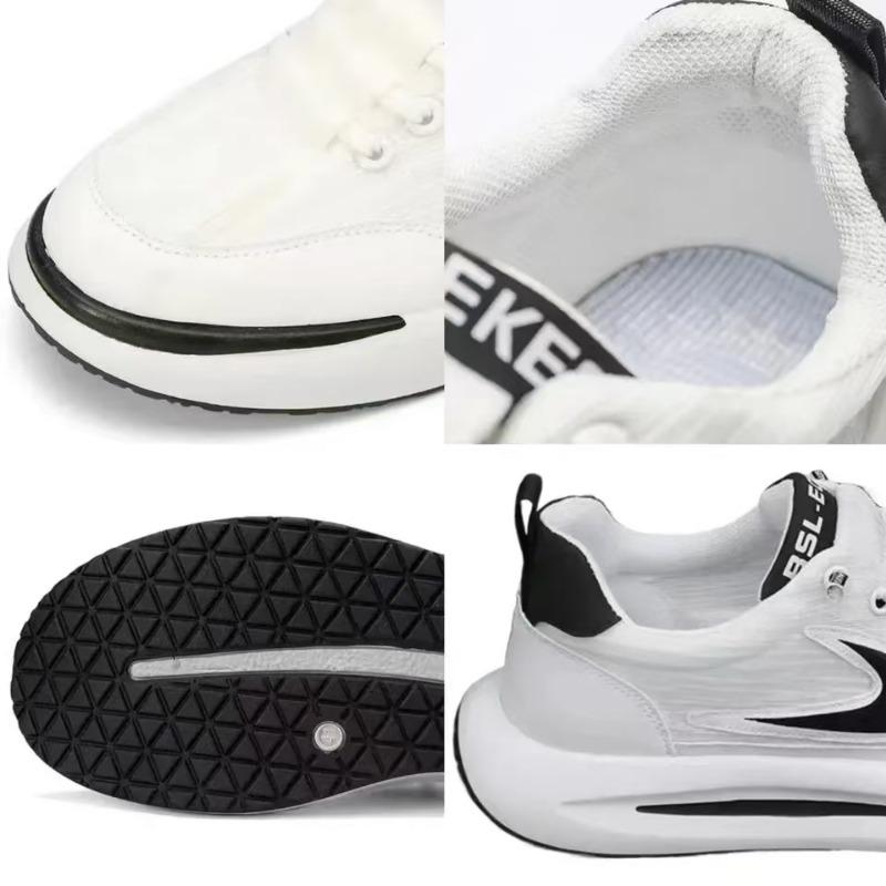 Freizeitschuhe für Männer Frühlingsmode Mesh Atmungsaktive Sportschuhe Verschleißfeste Gummi-Laufplattformschuhe Mann Tenis Hombres