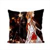 Sword Art Online Pillow Case For Car Sofa Decorative Home Doublesided Print Plush Square Throw Pillow Cushion Cover