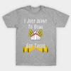 Unisex Fashion TShirt I Just Want To Bowl And Eat Tacos Print TShirt Plus Size XS-6XL T-Shirt 100%Cotton Tops O Neck Short Sleeve Tees