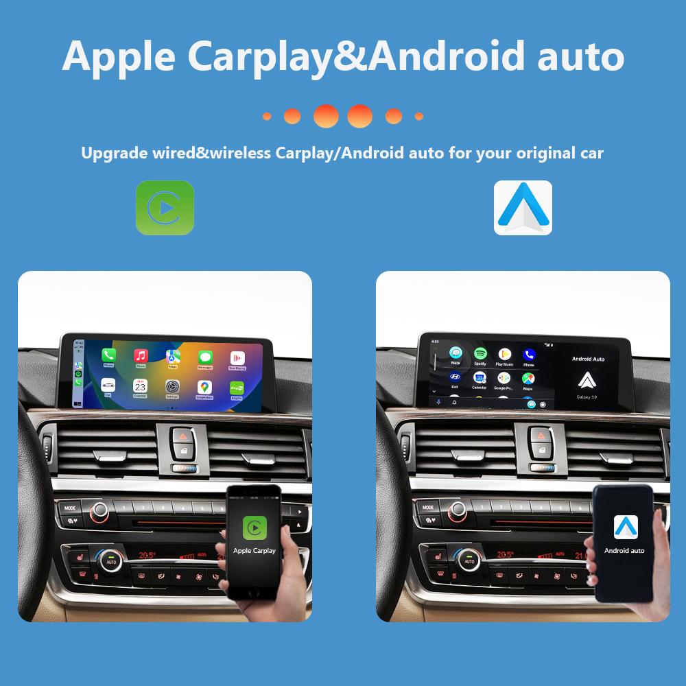 BONROAD Wireless CarPlay Android Auto Airplay Autolink Mirroring Adapter MMI Box Module For BMW F10 F11 F01 F56 F25 F20 F21 F22 F23 F30 F31 F32 F33