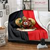 Royal Emblem Heritage blanket sofa blanket blanket Outdoor plush blanket Christmas gifts Nap Blanket