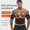 EMS Fitness Muscle Patch: Silicone Pulse Belt for Abdominal, Arm, and Leg Massage