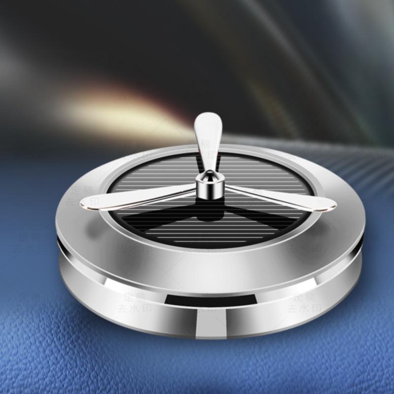 Solar Powered Rotating Vehicle Technological Desk Gadgets Fidget Roller Spinning Top Tip Gyroscope Relieve Stress Relief Toy