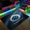 Club Brugge FC Design Crystal Velvet Carpet Cozy Non?Slip Printed Rug For Bedroom Living Room Entrance