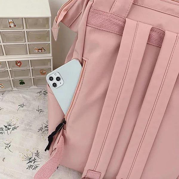 Dámské Vodotěsné Batohy Candy Colors Značka Efektní batohy pro střední školy pro dospívající dívky Roztomilý cestovní batoh