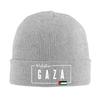 Gaza Palestine Flag Beanie Hats  Bonnet Hats Men Women Cool Gym Knitted Hat Spring Graphic Warm Soft Caps