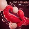 6 IN 1 Powerful Tongue Licking Vibrator Clitoral Stimulator Wearable Panties Vibrating Nipple Vagina Massager Adult Sex Toys Insert Dildo Masturbator
