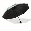 Hello Kitty,Friends Automatic Folding Umbrella-Simple 8-Rib Design, Bright Cartoon Pattern, Durable Iron Frame, Suitable For Travel, Outdoor