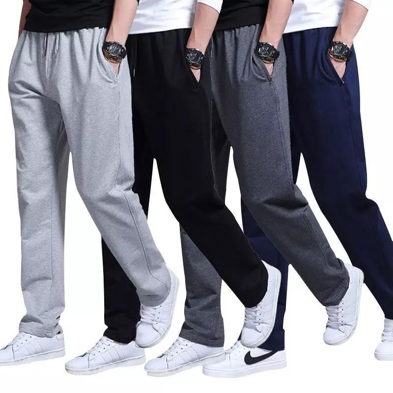 Men's Large Loose Straight Sweatpants - New Spring/Summer Collection