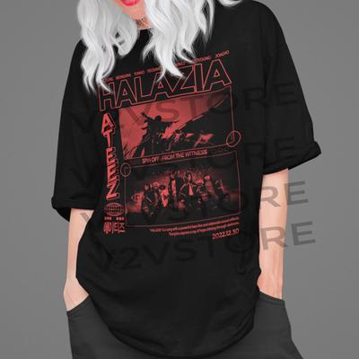 Ateez Halazia Unisex Tshirt Music Track Inspired Unisex Cotton Graphic Casual Tee