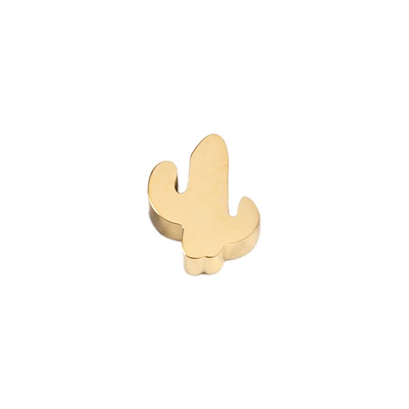 Stainless Steel Cactus Bead Pendant for DIY Jewelry