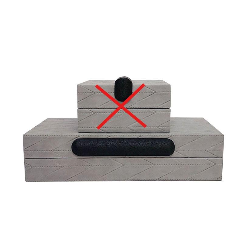 Nordische Leder-Schmuckschatulle, Modellraum-Aufbewahrungsboxen, kreative Luxus-Ornament-Organisation, Uhrengehäuse, Display, Perlen, Schmuckzubehör, Verpackung