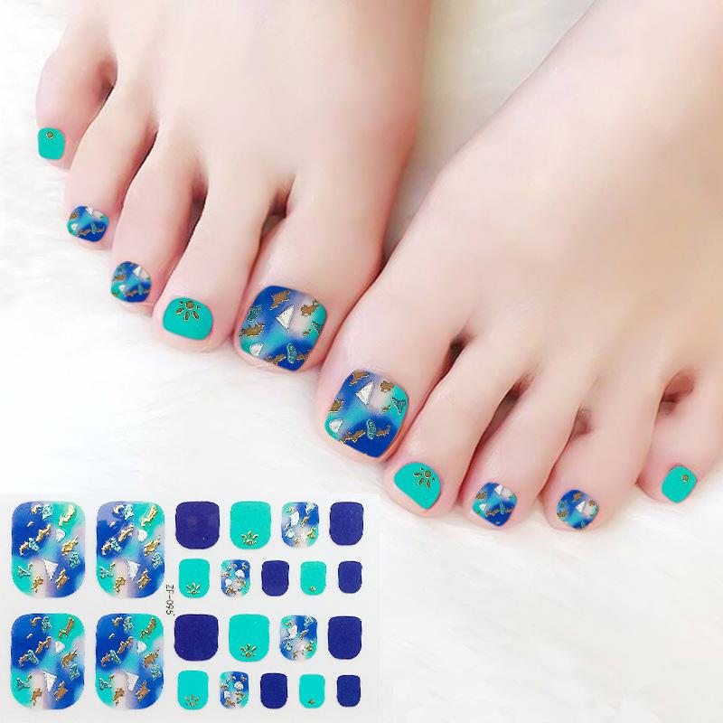 3D Αυτοκόλλητα Νυχιών με Μοτίβο Διαμαντιού: Αδιάβροχο, Μακράς Διάρκειας, Λευκαντικό για Πόδια