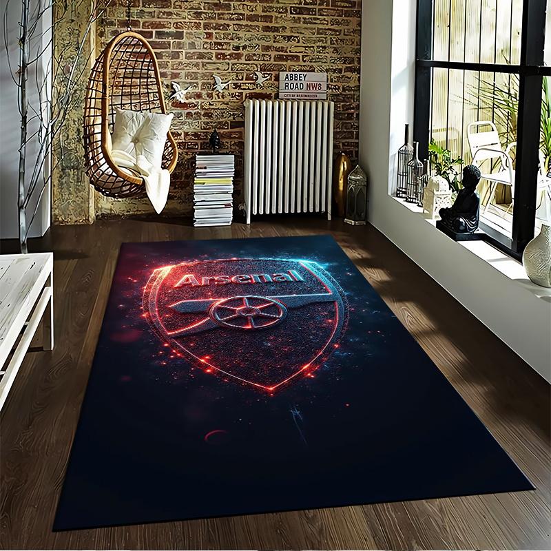 Arsenal Logo Designed floor mat, suitable as a non-slip mat for the living room or bedroom sofa