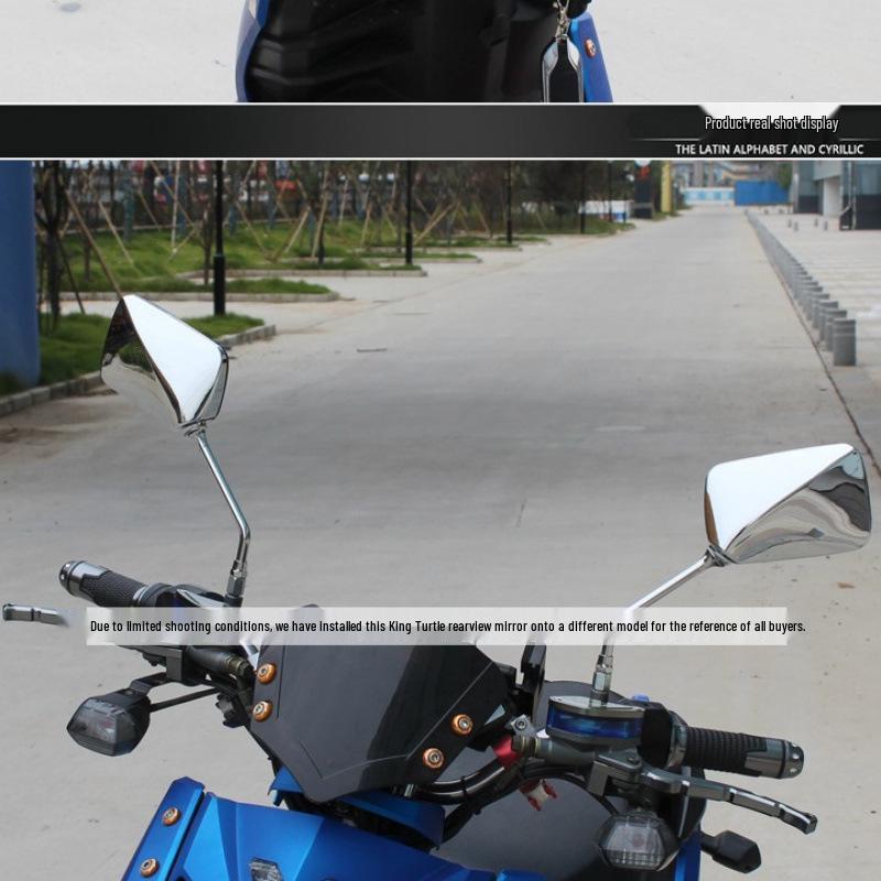 Da Gui Wang 10MM Convex Rearview Mirror for Motorcycle and Domestic Prince CG Electric Vehicle