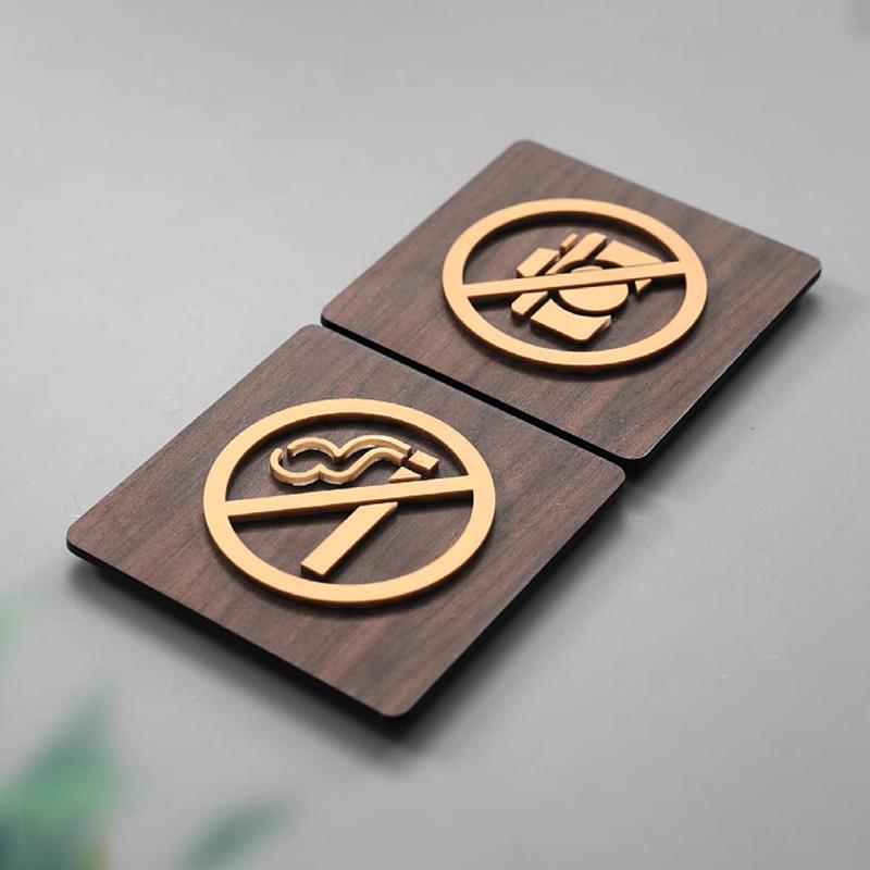 Styl Teplé upozornění Znamení Wifi Zákaz kouření Logo Zákaz vstupu Výstražná plaketa Veřejný Obchod Značení Výstražné znamení