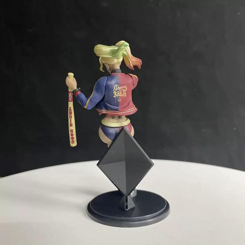 11cm Suicide Squad Harley Quinn Action Figure DC Superhero Anime Joker Model PVC Collectible Toy With Base Desktop Ornament Gift