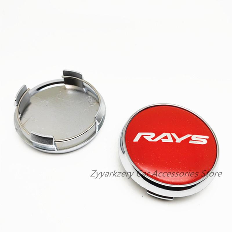 4pcs 65mm for Rays TE37 Wheel Center Cap Hub Cover Replacement Dust proof Rims Hubs Hubcaps Car Styling Accessories
