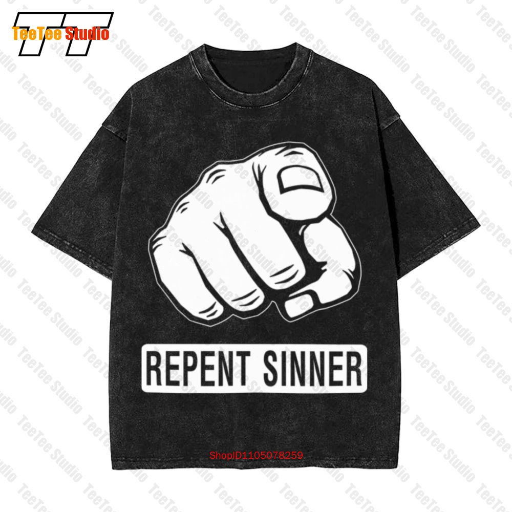 Repent Sinner Vintage Oversized TShirt OQG S