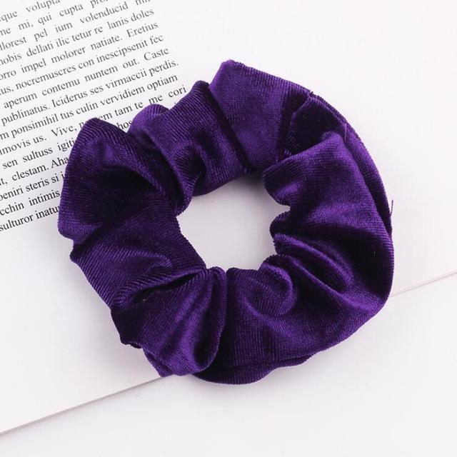 Classic All-match Velvet Scrunchies Women Girls Elastic Hair Rubber Bands Accessories Tie Hair Ring Rope Lady Headdress Headwear