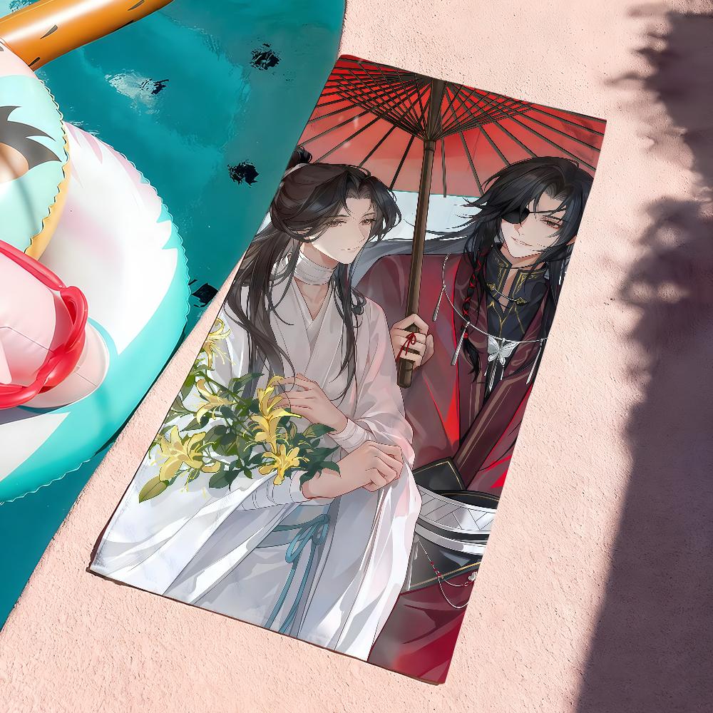 Anime H-Heaven O-Official's Blessing Towel Drying Bath Towel Applicable To Light Swimming Camping Yoga Beach Out