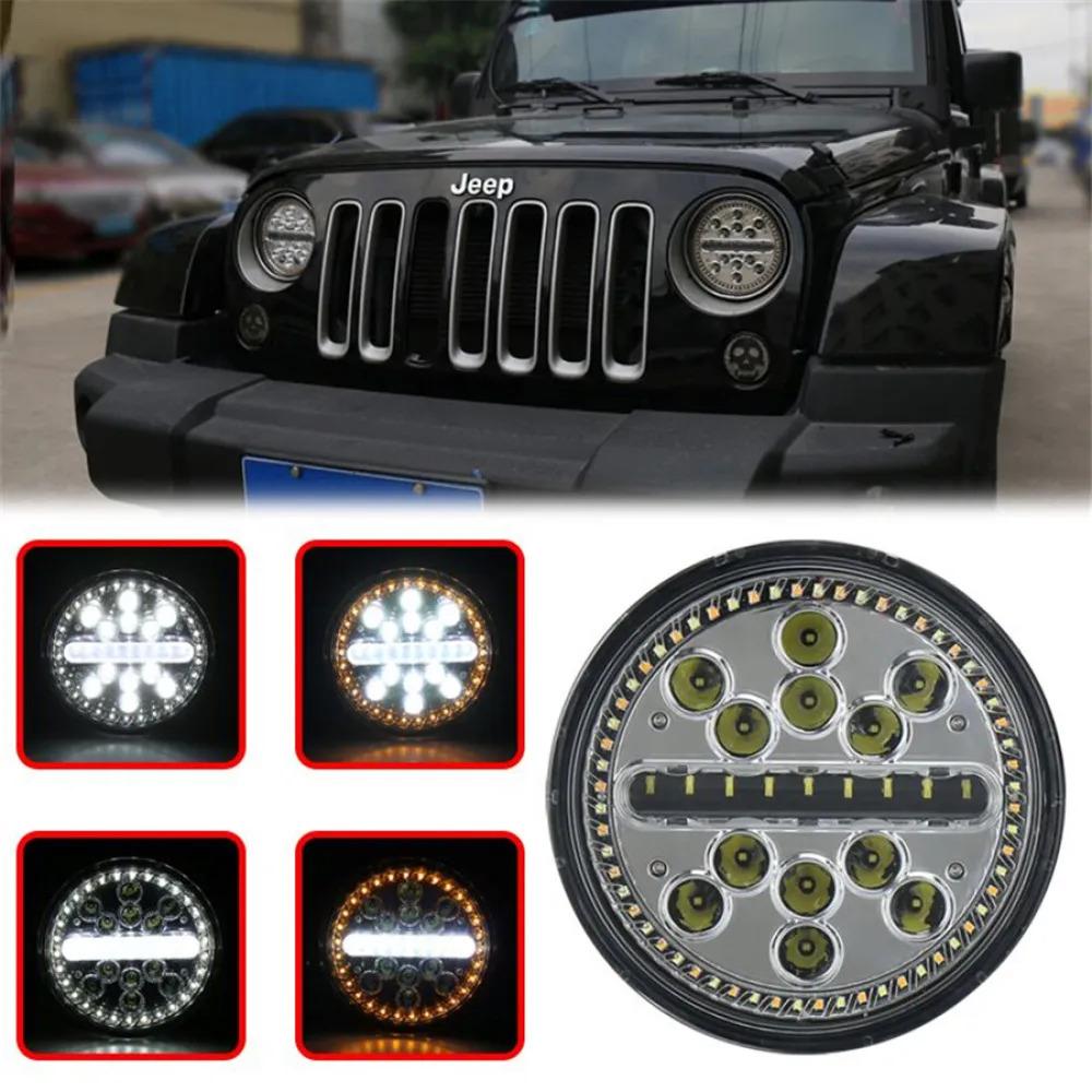 Car Led Light 7 Inch Newest Design Led Headlights For Jeep Wrangler 2007-2016