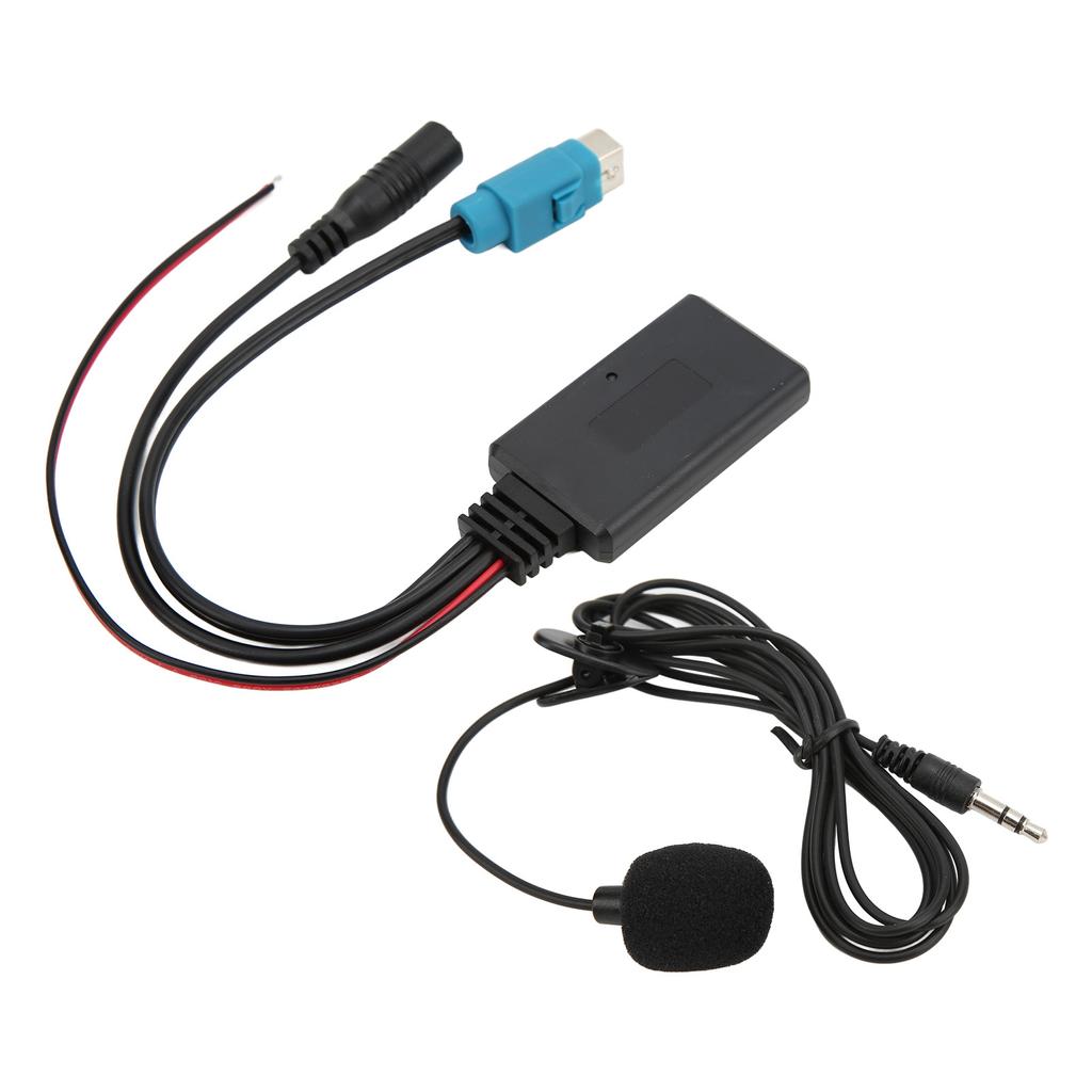 Car Stereo Bluetooth 5.0 Input Cable Audio Music Adapter with Microphone Replacement for KCE‑236B for Android