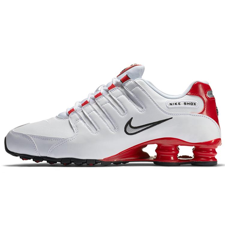 

Новые Nike Shox Nz Белые Университетский Красный 378341-110 46