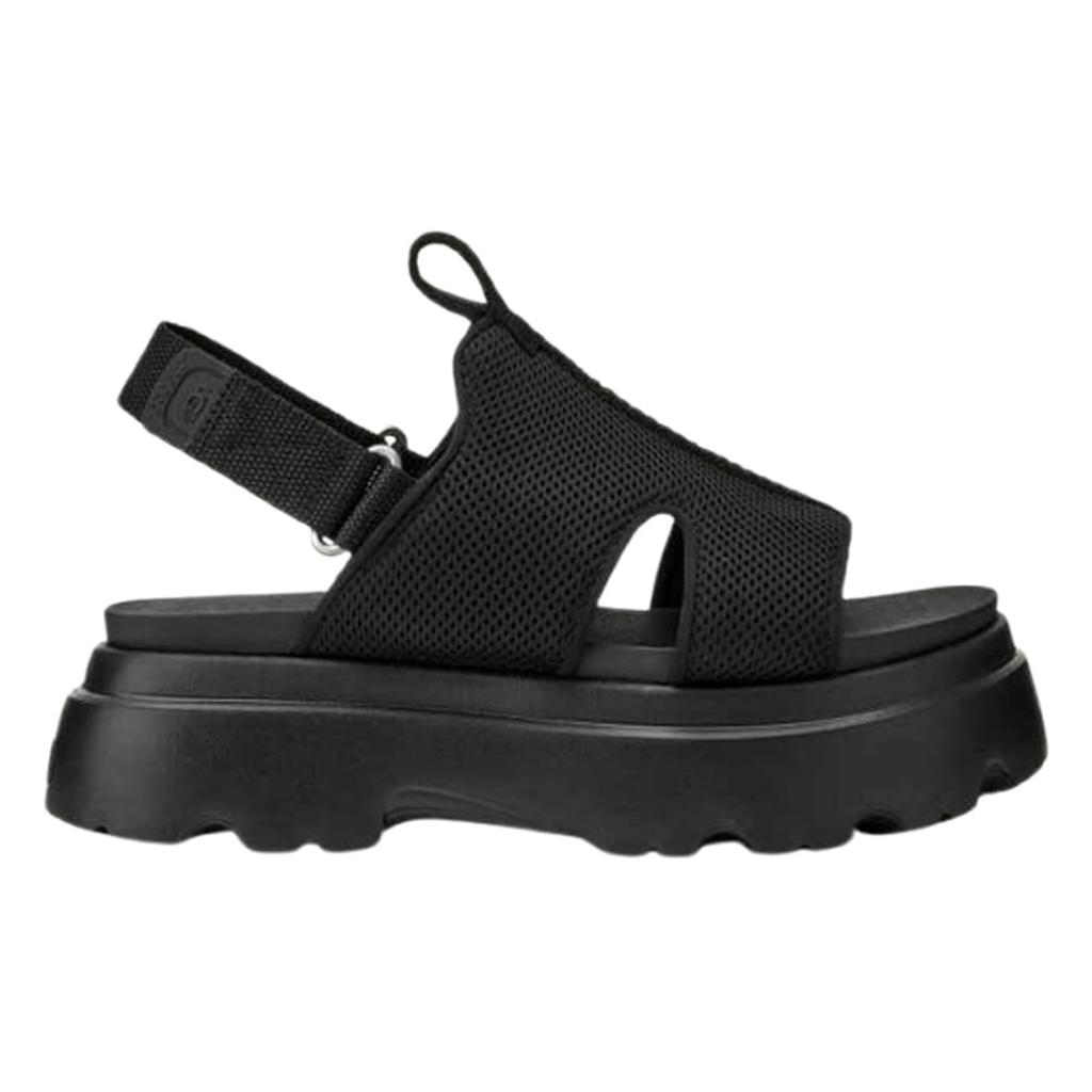 UGG Celeste Strappy Thick Mesh US Sandals, Platform, Sole, Adjustable, Women's, Celeste, 1167470, Black, 6.5 (23.5cm) [Used]