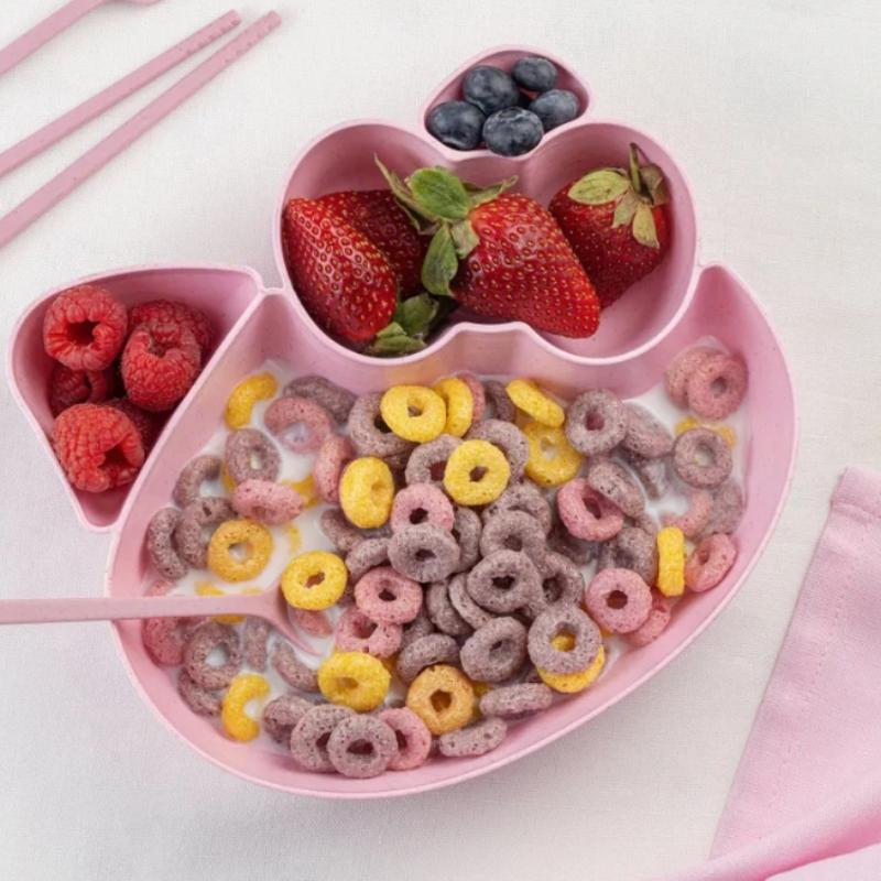 Sanrio Hello Kitty Kid Dinner Plate Divided Table Plate Dinner Plate Separated Household Adult Children Anti-Fall Plastic Plates
