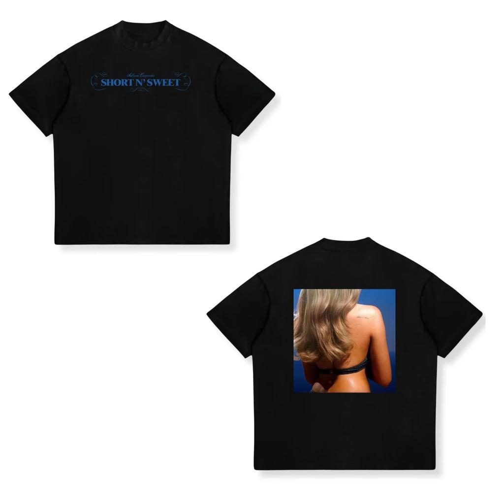 Sabrina Carpenter Concert Printed TShirt Womens Unisexs Unisex Shortsleeved Retro Street Y2K Casual Fashion Tops Clothing