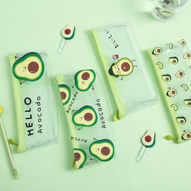 1 Stück Federmäppchen Avocado Schule Federmäppchen Federmäppchen Federtasche Schulbedarf Schreibwaren Federmäppchen Kawaii Briefpapier