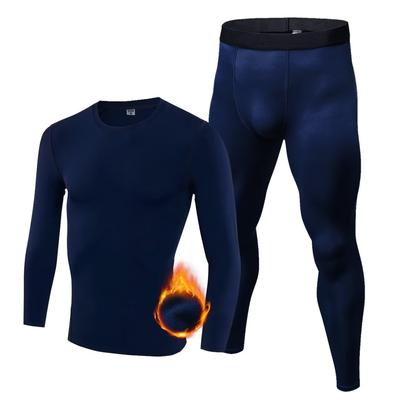 Sillictor Warm Innerwear Compression Inner Shirt and Inner and Warm for Winter Skiing and Mountain Climbing Men's Set, Leggings, Breathable,