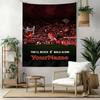 Liverpool Custom Your Name Wall Decor Tapestry Art For Pet Memorial Birthdaywedding Party Backdrop Family Gift