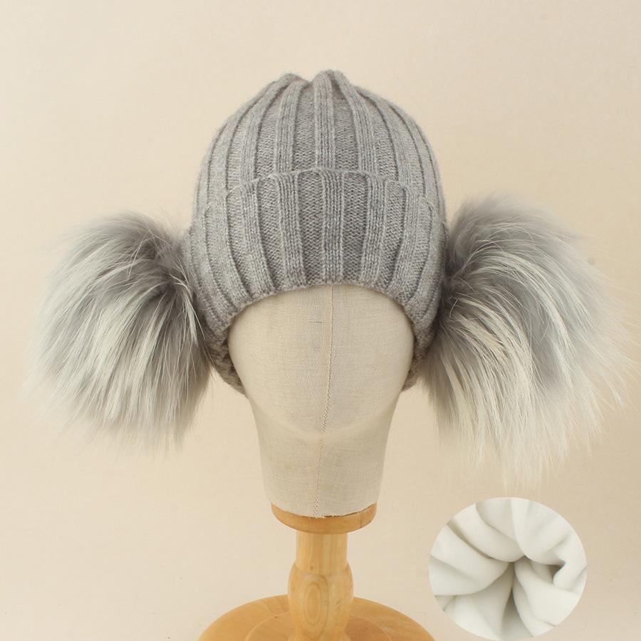 Kids Winter Warm Knitted Set Pom‑pom Hat Scarf Gloves 3‑Pcs Set Or Single Beanie Hat Windproof Ear Protection For Boys Girls Cold Weather Outdoor