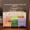 Gaiola para Gato de Interior com Caixa de Areia Suíte de Um Cômodo Casa para Animais de Estimação Tudo-em-Um Gatos Banheiro Cama para Espaço Pequeno Compacto Recinto para Gatos Doméstico