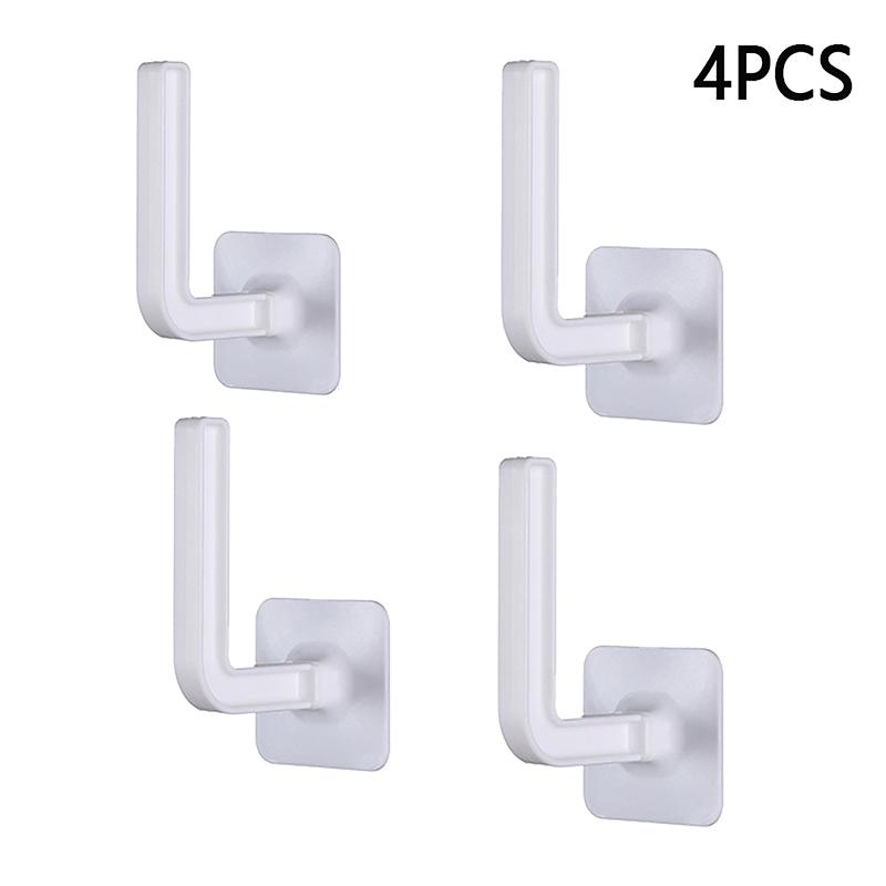 

Г-образные крючки, не пробивающие пластик, крючки за дверью, самоклеящиеся, многофункциональные, для подвешивания, для кухни, ванной, для хранения инструментов 4PCS