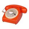 Vintage Styles Rotary Phone with Metal Bell Old Corded Desk Telephone