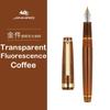 JINHAO 82 Fountain Pen Transparency Pen Spin Golden EF F M Nib Business Office School Supplies Ink Pens Stationery