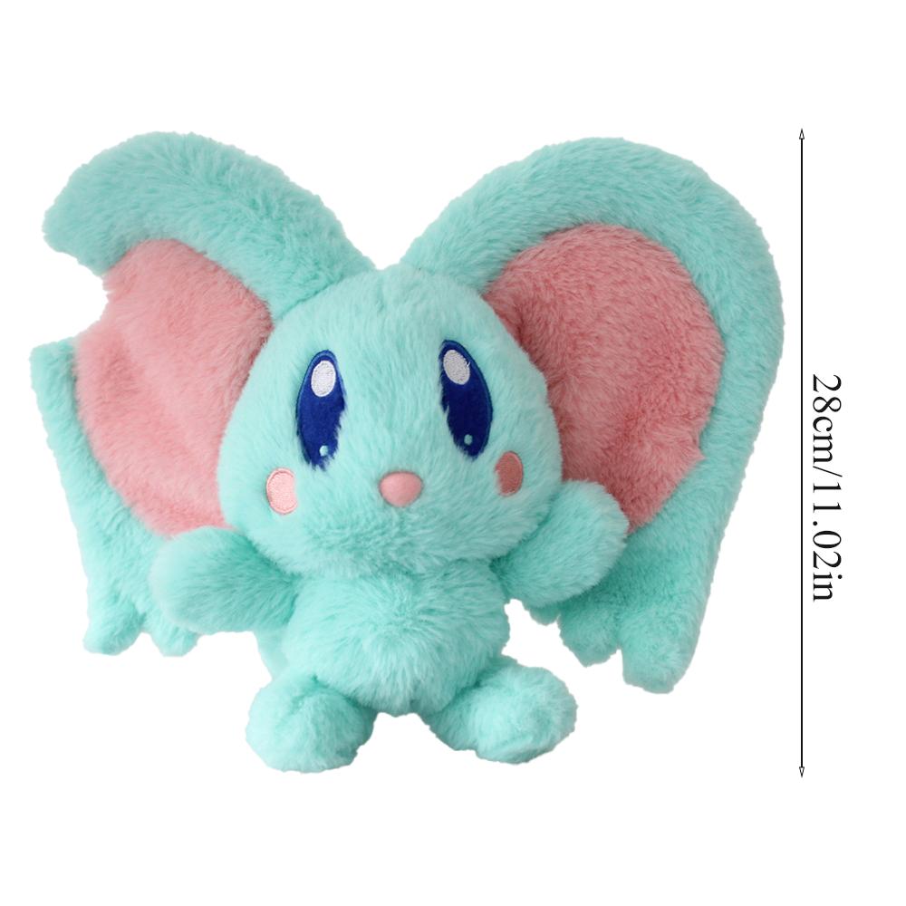 

Cute Green Butterfly Elfilin Plush Doll Soft Stuffed Animal Toy Kids Gift Gamer Collect The Forgotten Land Animation 28cm бирюзовый