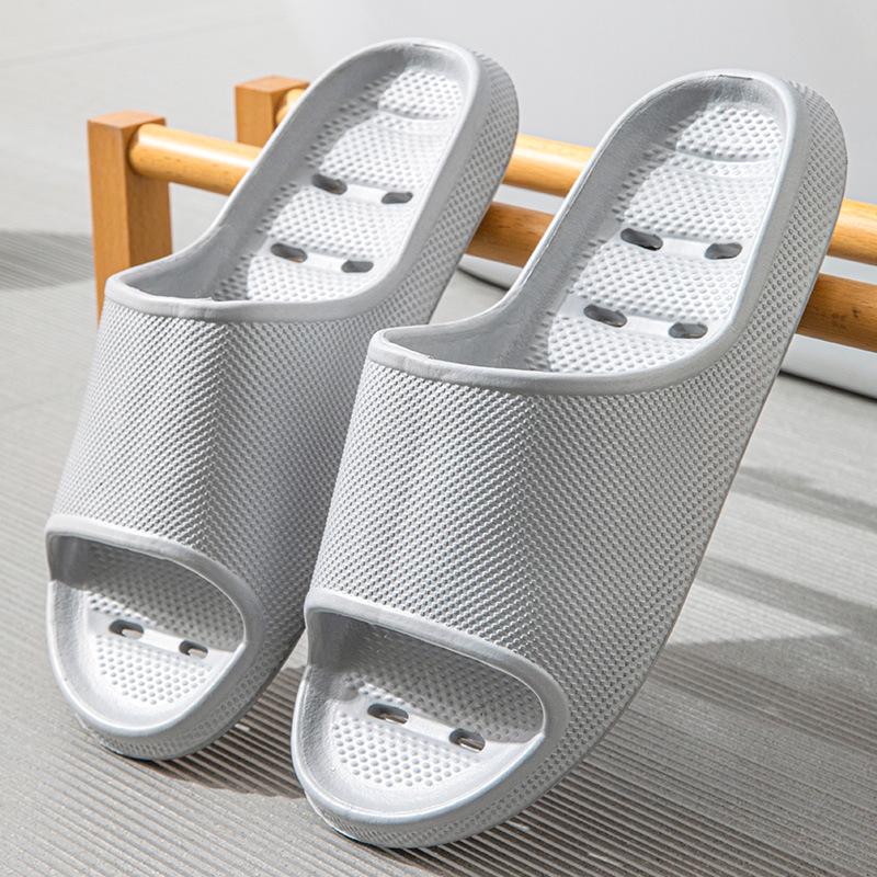 Unisex Non-Slip Quick-Drying Bathroom Shower Sandals with Thick Soles
