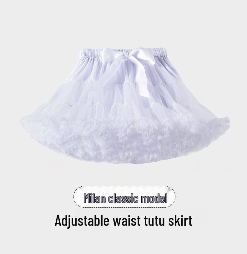 Children's Princess Mesh Tutu Dress - Soft, Puffy, Breathable Skirt for Girls