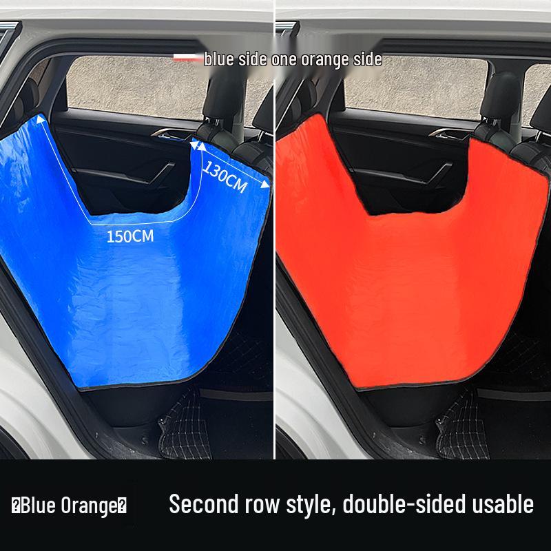 Pet-Proof Car Seat & Trunk Mat - Dirt, Hair, Urine & Stain Resistant with Thick Coating