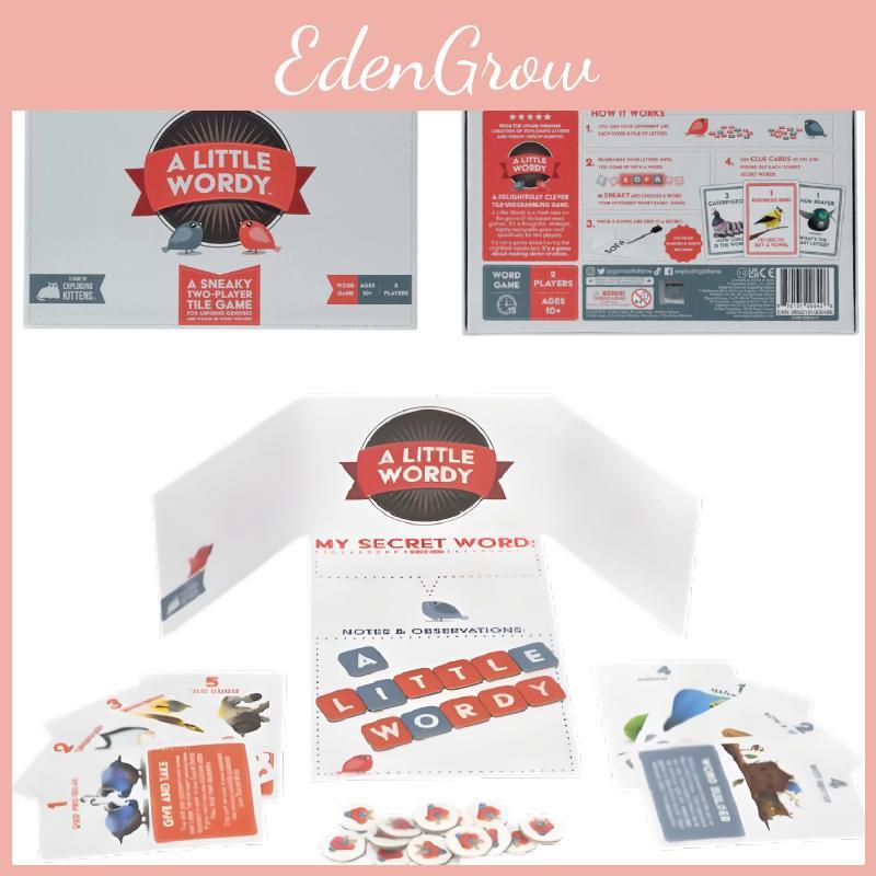 A Little Wordy By Exploding Kittens Card Game For Teens Adults Kids Family Fun Party Play