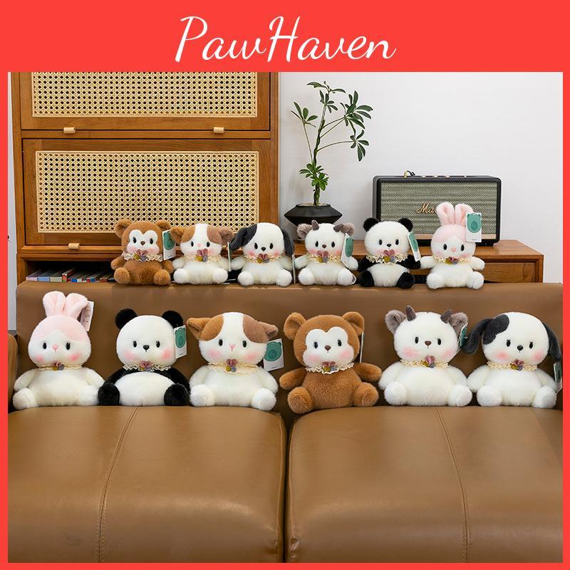 Kanin Bjørn Katt Demon Hund Panda Bordkamerat Dukke Dekorasjon Plysj Gave Leke